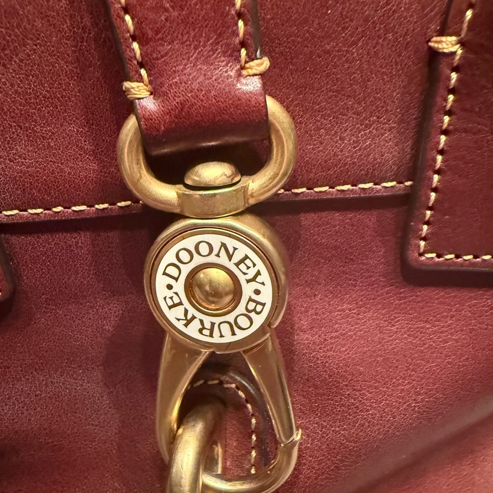 Dooney & Bourke Rich Brown Amelia Tote - Picture 2 of 5